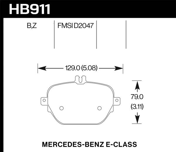 Hawk Performance - Hawk Performance HPS 5.0 Disc Brake Pad