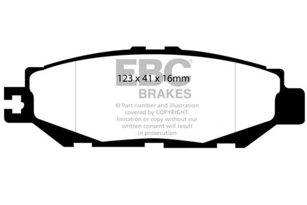 EBC Brakes - EBC Brakes Greenstuff 2000 Series Sport Brake Pads DP21008