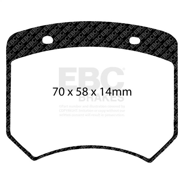 EBC Brakes - EBC Brakes Greenstuff 2000 Series Sport Brake Pads DP2102