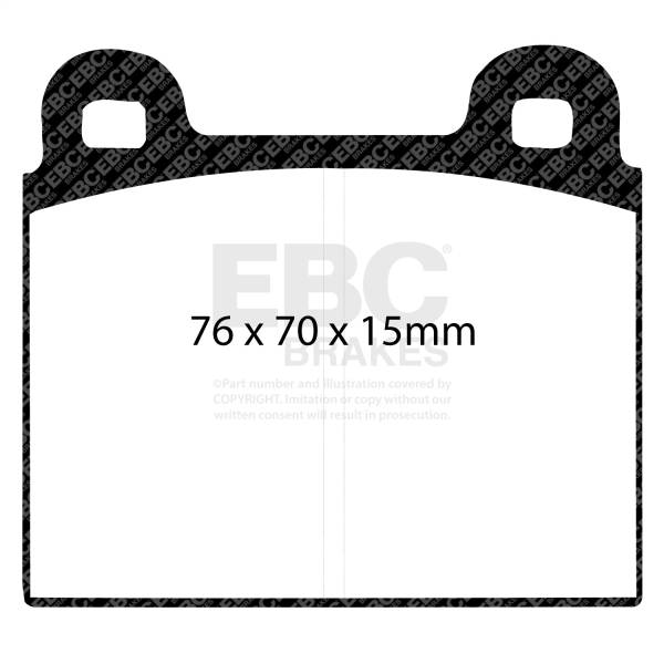 EBC Brakes - EBC Brakes Greenstuff 2000 Series Sport Brake Pads