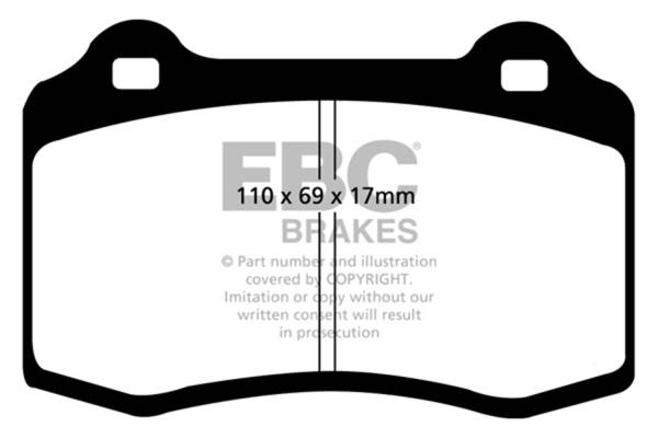 EBC Brakes - EBC Brakes Greenstuff 2000 Series Sport Brake Pads DP21031