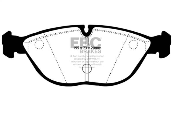 EBC Brakes - EBC Brakes Greenstuff 2000 Series Sport Brake Pads