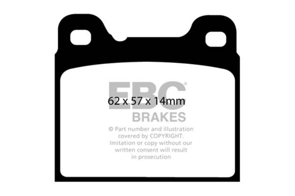 EBC Brakes - EBC Brakes Greenstuff 2000 Series Sport Brake Pads DP21043