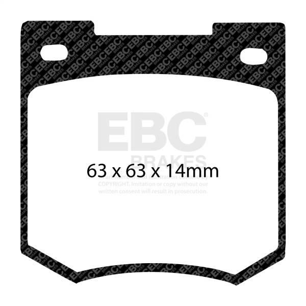 EBC Brakes - EBC Brakes Greenstuff 2000 Series Sport Brake Pads DP2106