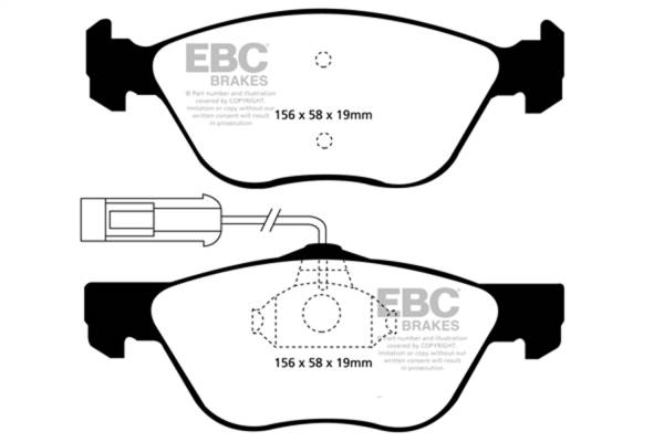 EBC Brakes - EBC Brakes Greenstuff 2000 Series Sport Brake Pads