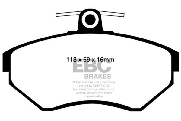 EBC Brakes - EBC Brakes Greenstuff 2000 Series Sport Brake Pads