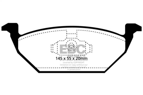 EBC Brakes - EBC Brakes Greenstuff 2000 Series Sport Brake Pads