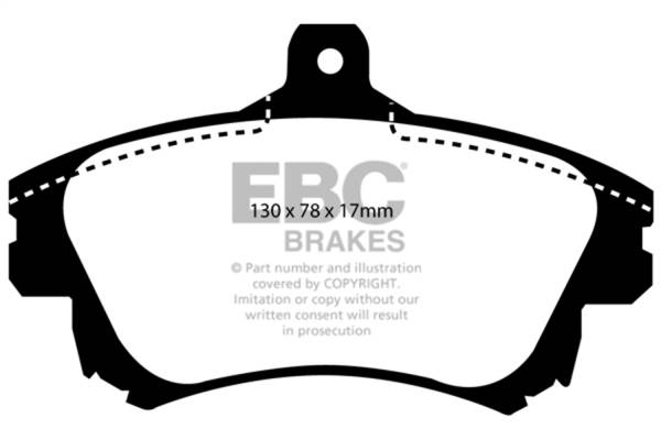 EBC Brakes - EBC Brakes Greenstuff 2000 Series Sport Brake Pads DP21139