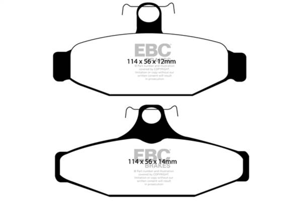 EBC Brakes - EBC Brakes Greenstuff 2000 Series Sport Brake Pads DP21167