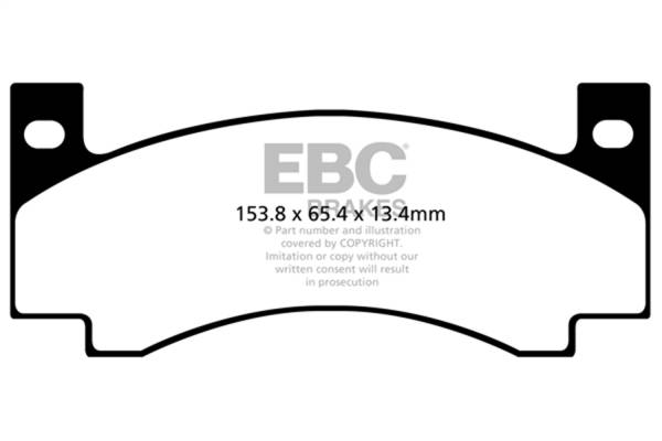 EBC - EBC Brakes Greenstuff 2000 Series Sport Brake Pads DP21176