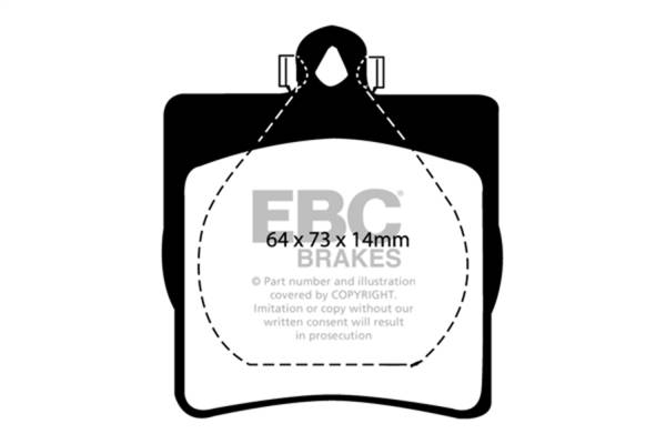 EBC Brakes - EBC Brakes Greenstuff 2000 Series Sport Brake Pads