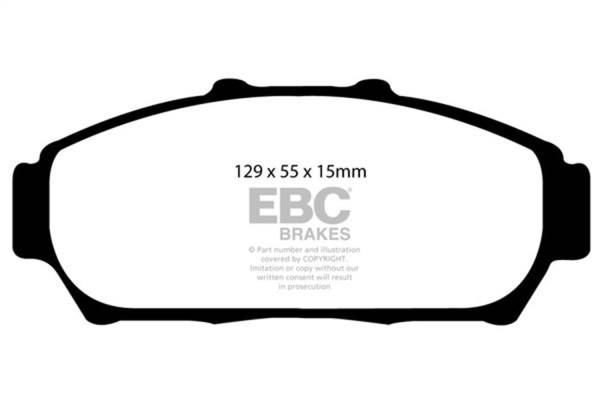 EBC - EBC Brakes Greenstuff 2000 Series Sport Brake Pads DP21206