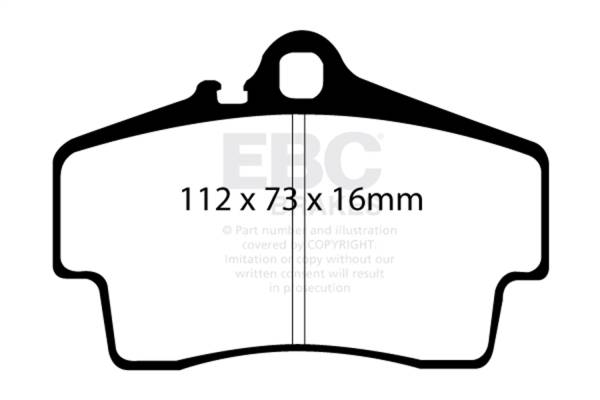 EBC Brakes - EBC Brakes Greenstuff 2000 Series Sport Brake Pads