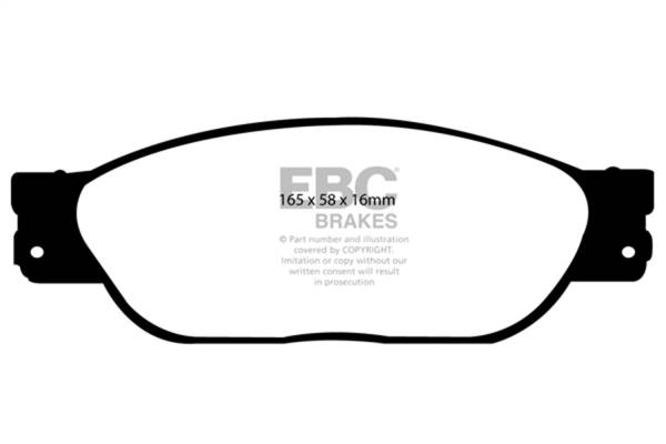 EBC Brakes - EBC Brakes Greenstuff 2000 Series Sport Brake Pads