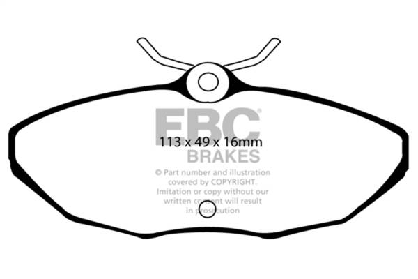 EBC Brakes - EBC Brakes Greenstuff 2000 Series Sport Brake Pads