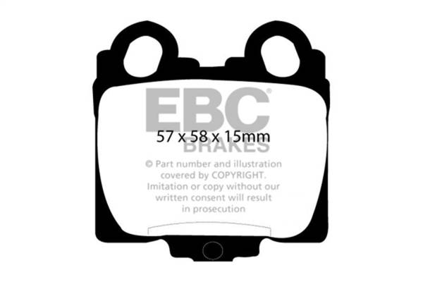 EBC Brakes - EBC Brakes Greenstuff 2000 Series Sport Brake Pads DP21224