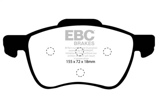 EBC Brakes - EBC Brakes Greenstuff 2000 Series Sport Brake Pads DP21229