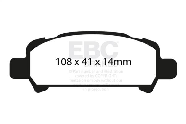 EBC Brakes - EBC Brakes Greenstuff 2000 Series Sport Brake Pads DP21293