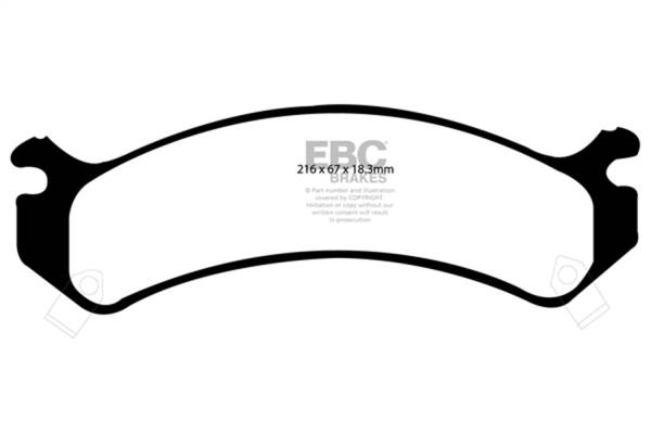 EBC Brakes - EBC Brakes Greenstuff 2000 Series Sport Brake Pads DP21305