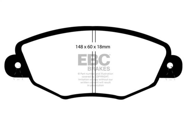 EBC Brakes - EBC Brakes Greenstuff 2000 Series Sport Brake Pads