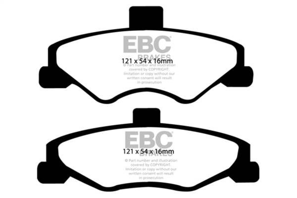 EBC Brakes - EBC Brakes Greenstuff 2000 Series Sport Brake Pads DP21323