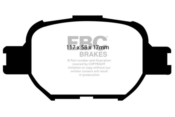 EBC Brakes - EBC Brakes Greenstuff 2000 Series Sport Brake Pads DP21325