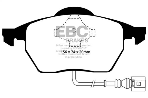 EBC Brakes - EBC Brakes Greenstuff 2000 Series Sport Brake Pads