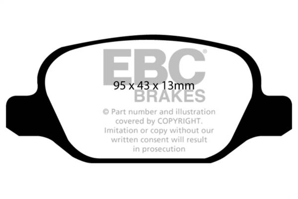 EBC Brakes - EBC Brakes Greenstuff 2000 Series Sport Brake Pads