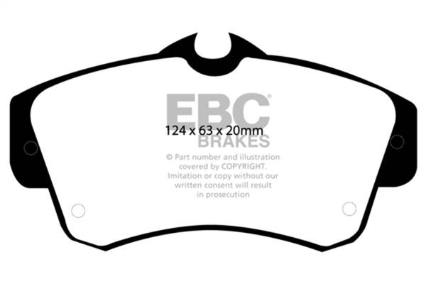 EBC Brakes - EBC Brakes Greenstuff 2000 Series Sport Brake Pads DP21357