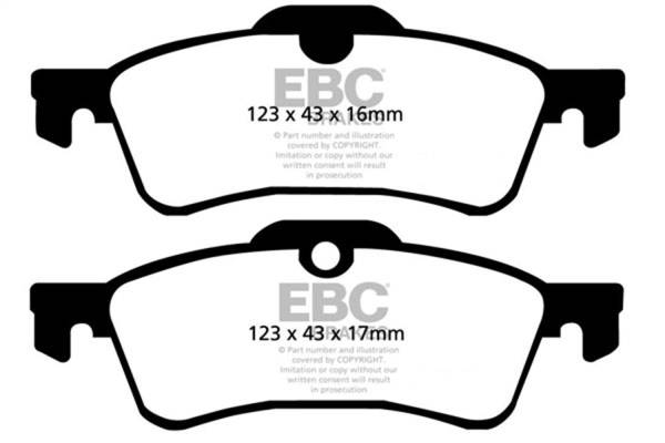 EBC Brakes - EBC Brakes Greenstuff 2000 Series Sport Brake Pads