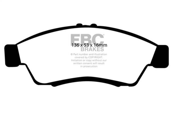 EBC Brakes - EBC Brakes Greenstuff 2000 Series Sport Brake Pads DP21390