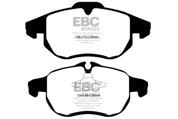 EBC Brakes - EBC Brakes Greenstuff 2000 Series Sport Brake Pads DP21414