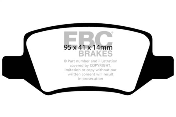 EBC Brakes - EBC Brakes Greenstuff 2000 Series Sport Brake Pads