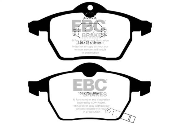 EBC Brakes - EBC Brakes Greenstuff 2000 Series Sport Brake Pads DP21443