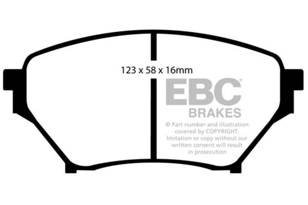 EBC Brakes - EBC Brakes Greenstuff 2000 Series Sport Brake Pads DP21452