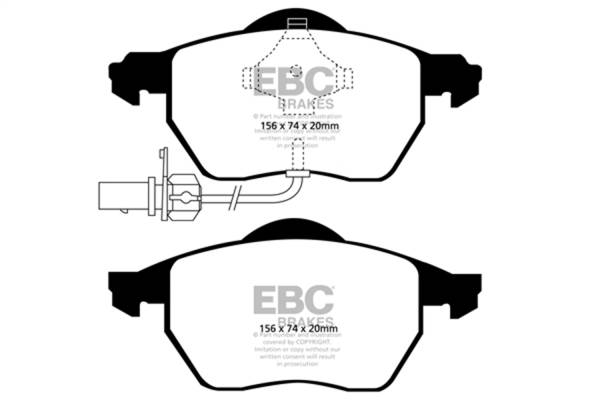 EBC Brakes - EBC Brakes Greenstuff 2000 Series Sport Brake Pads