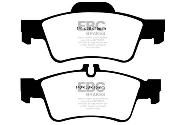 EBC Brakes - EBC Brakes Greenstuff 2000 Series Sport Brake Pads