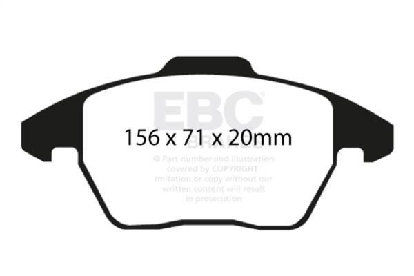 EBC Brakes - EBC Brakes Greenstuff 2000 Series Sport Brake Pads