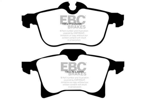 EBC Brakes - EBC Brakes Greenstuff 2000 Series Sport Brake Pads DP21520