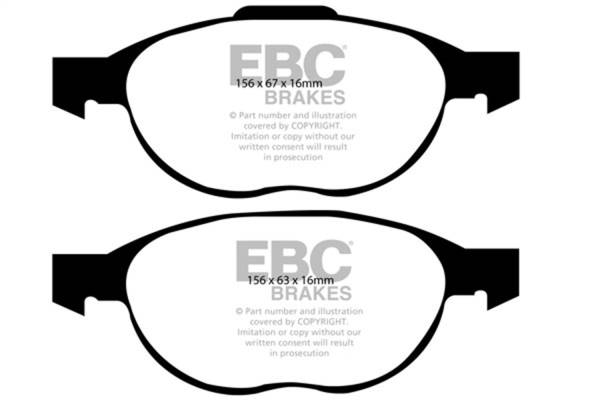 EBC Brakes - EBC Brakes Greenstuff 2000 Series Sport Brake Pads DP21524