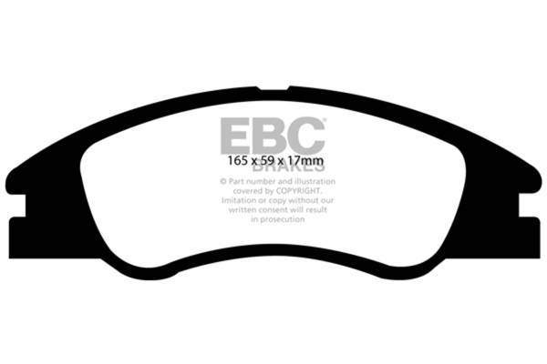 EBC Brakes - EBC Brakes Greenstuff 2000 Series Sport Brake Pads DP21568