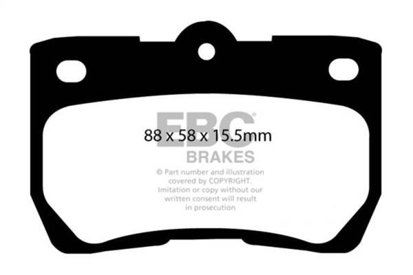 EBC Brakes - EBC Brakes Greenstuff 2000 Series Sport Brake Pads DP21586