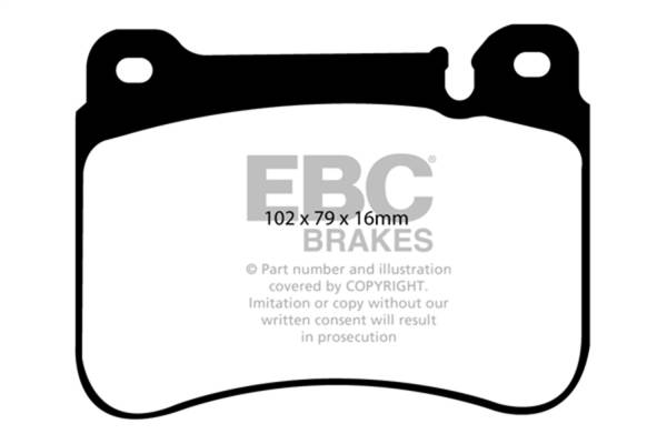 EBC Brakes - EBC Brakes Greenstuff 2000 Series Sport Brake Pads