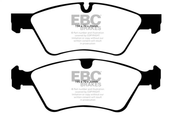 EBC Brakes - EBC Brakes Greenstuff 2000 Series Sport Brake Pads