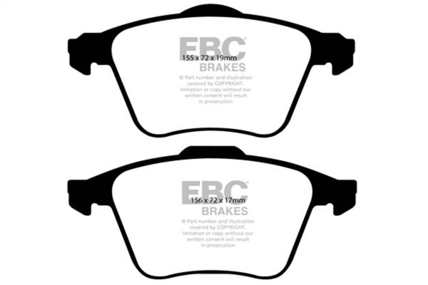 EBC - EBC 08-10 Volvo S60 2.5 Turbo T5 Greenstuff Front Brake Pads - DP21679