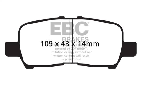 EBC - EBC 05-09 Buick Allure (Canada) 3.6 Greenstuff Rear Brake Pads - DP21684