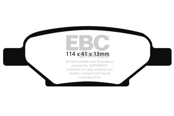 EBC - EBC 04-06 Chevrolet Cobalt 2.0 Supercharged Greenstuff Rear Brake Pads - DP21704