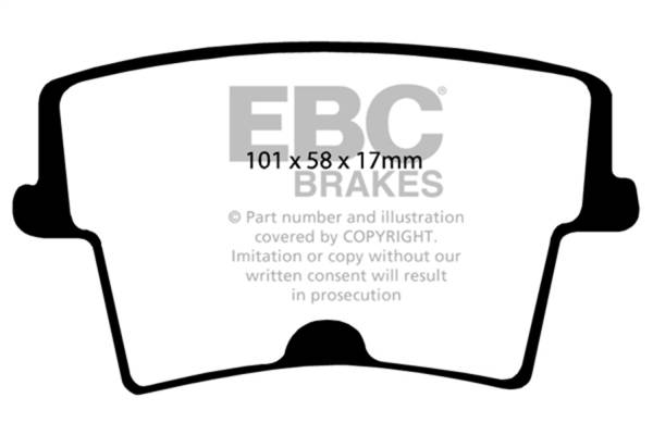 EBC - EBC 05-09 Chrysler 300 2.7 Greenstuff Rear Brake Pads - DP21722