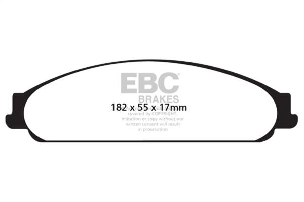 EBC - EBC 04-07 Ford Five Hundred 3.0 Greenstuff Front Brake Pads - DP21730