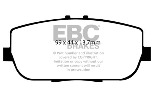 EBC Brakes - EBC Brakes Greenstuff 2000 Series Sport Brake Pads